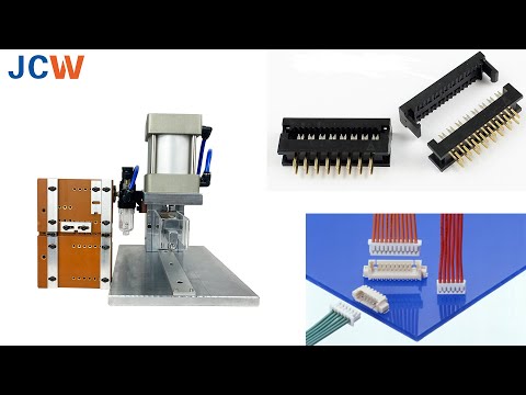 JCW-324 Flat Ribbon Cable / IDC Connector Crimping Machine